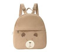 kowaku Child Backpack Corduroy Cartoon Animal Rucksack With Curved Shoulder Straps For Preschool Kindergarten Family Outing Travel Essentials, Bear