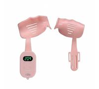 kowaku Children Finger Guzheng Hand Accessory Finger Guide Hand Posture Tool Wrist Support Strap Build Suitable for Student Lessons Music Class Daily Practice, Tender Pink, Large