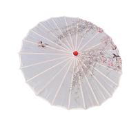 kowaku Chinese Oiled Paper Umbrella, Decoration, Women Umbrella, Handmade, Oriental Oil Paper Parasol for Costumes Dance Recitals, Pink
