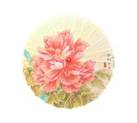 kowaku Chinese Oiled Paper Umbrella Decorative Flower Pattern Handmade Japanese Umbrella Parasol for Cosplay Theatre Festival Gifts, Style B