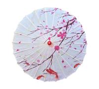kowaku Chinese Oiled Paper Umbrella Decorative Flower Pattern Handmade Japanese Umbrella Parasol for Cosplay Theatre Festival Gifts, Style E