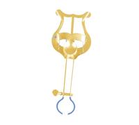 kowaku Clarinet Lyre Holder, Instrument Accessory, Universal,Replaces, Iron Multipurpose Clarinet Music Sheet Clip, for Clarinet, 14.7x2.3x4.6cm