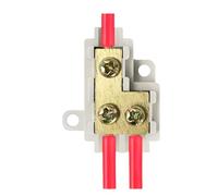 kowaku Copper Wiring Connector Y-Type Quick Terminal Secure Brass Wire Linkage Easy Installation High Conductivity Suitable for Home Wiring Automotive Distribution Cabinets, 0612 Spliceable, 1-6mm2