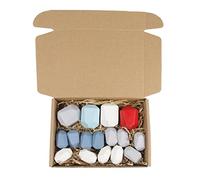 kowaku Creative Colorful Wood Balancing Stacking Lightweight, 16pcs Rainbow Color A