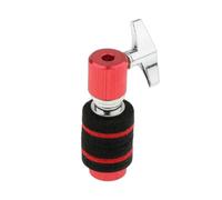 kowaku Cymbal Clutch Drum Hardware Clutch Attachment Clamp Holder Consistent Pedal Response Firm Cymbal Support Knurled Grip Zinc Alloy 8 mm Rod Design, Red
