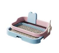 kowaku Dog Toilet Puppy Pee Holder Dog Potty Tray Training Pad for Household Apartment Garden, Blue Pink