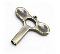kowaku Drum Tuning Key Universal Wrench Tool Drum Key Tension Rod Tightener Snare Drum Adjuster Compact Metal Keychain Loop Central Opening suitable for live, Bronze