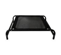 kowaku Easy-to-Clean Elevated Pet Cot | Reinforced Crossbar Construction, Sturdy, Pet Cot with Mesh Center, for Patio, Cats, 100x69x20cm