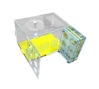 kowaku Farm House Habitat Made of Transparent Acrylic with Feeding Area for Observing The As An Educational Toy for Children, 1.8cm
