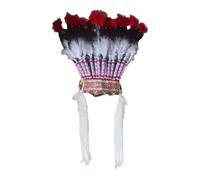 kowaku Feather Indian Headdress American Chief Indian Native Hat Headpiece for Party