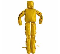 kowaku Flexible Training Form Bag with Tie, Yellow | Oxford-Cloth Material, life-sized training form Bag, for Exercises, Wrestling, fighting Artists