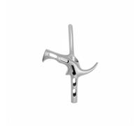 kowaku Foil Epee Lightweight Handle Light Fencing Handgrip Grip Hollow Design Athletic Gear for Fencers, Competition , Silver , Adult Right Hand M