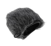 kowaku Furry Mic Muff Furry Mic Cover Wind Cover Microphone Fur Sleeve for Broadcasting, H5H6 Short hair, 10x7cm