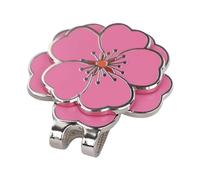 kowaku Golf Ball Marker with Hat Clip Ball Bag Accessories Compact for Women Men Professional Lightweight Removable Portable, Pink