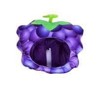 kowaku Grape Headgear Hat Youth Soft Fruit Hat for Roles Playing Gift Stage Performance