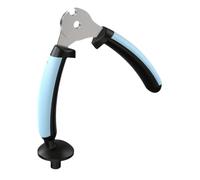 kowaku Guitar Tool 3 in 1 Combination of String Winder, String Cutter And Bridge Pin Remover for Easy String Changing And Guitar Care, Blue Handle