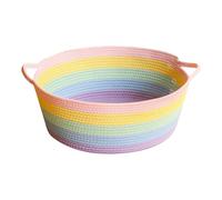 kowaku Hand Woven Cat Bed Basket Pet Bed Scratch Resistant Sleeping House Cat Scratcher for Small Dogs Summer Puppy Rest Bunnies, S