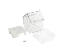 kowaku Hanging Bird Bath Bathing Bird Feeder Parakeet Bathtub Bird Bath Bowl House for