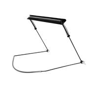 kowaku Harmonica Neck Holder for 24 Holes, Harp Neck Brace Sturdy Metal Harmonica Neck Stand, Mouth Organ Holder for Playing, Black