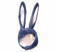 kowaku Hat Headpiece Cap Costume Hat With Long Ears Soft Surface Comfortable And Snug With Chin Strap suitable for cosplay conventions themed gatherings, Navy Blue