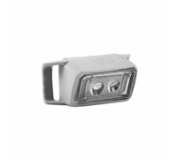 kowaku Headlight LED Flashlight Torch with Adjustable White and Red Modes Chip Driven Bright Beam and Long Runtime Suitable for Trail Riding Jogging Dog Walking Roadside Repair, Light Gray