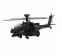 kowaku Helicopter Aircraft Diecast Model Helicopter Toy Attack Chopper Zinc Alloy Shell Rotating Propeller Movable Tail Up Cockpit Detail Suitable for collection rooms office decoration gift giving