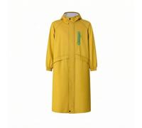 kowaku Hooded Raincoat Waterproof Raincoat with Hood Foldable Rain Jacket for Kids, Students, School Commute, Array, Pomelo Yellow, 4XL