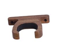 kowaku Hulusi Flute Holder Baseball Rack Portable Wood Wall Shelf Display Stand for Party Household Concert Practicing Gifts, dark brown