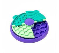 kowaku Industrial Bowl Slow Feeder Dog Bowl Puzzle Feeder Pet Feeder Interactive Toy Body With Rotating Top To Engage Mind And Hide Snacks suitable for home feeding training boredom relief