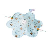 kowaku Industrial Toy With Butterfly Teaser Electric Interactive Pet Toy Automatic Chasing Game Indoor Plaything and construction with 1800mAh rechargeable power suitable for play training, Blue