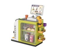 kowaku Interactive Play Supermarket Register | Scanning, Pretend customer-operated Station, Realistic, Pretend Register, for Classroom, Kids, Green