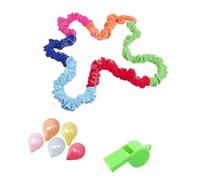 kowaku Kids Cooperative Stretch Band Stretch Rope Movement Prop Team Building Game Rally Ring for Outdoor Group Activities, 3m