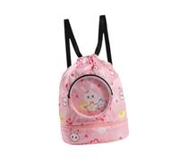 kowaku Kids Drawstring Backpack Pool Bag Wide Opening Gym Backpack Swimming Bag Dry Wet Separated Sack for Sports Women Men Teener