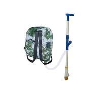 kowaku Manual Spreader Backpack Dispenser Seeder Planter For Accurate Plant Feeding With Ergonomic Straps And Large Capacity Built With Stainless Steel And, Blue-yellow, Pvc Pipe