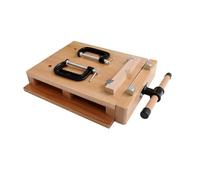 kowaku Manual Workbench Table Bench Vise Clamp Station Solid Wood Metal Construction For DIY Projects Learning Repair Classroom Suitable for beginners teens craft practice entry level woodcraft