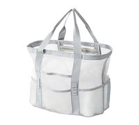 kowaku Mesh Storage Net Bag Handbag for Pool Vacation Essentials, Gray