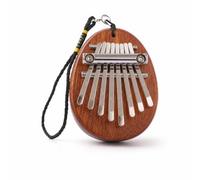 kowaku Miniature Thumb Piano Pocket 8 Key Thumb Harp Finger Piano With Compact Design And Smooth Touch For Relaxing Music Moments Suitable for meditation breaks home, 8-Key Wooden Oval Kalimba