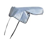 kowaku Motorcycle Seat Cover Seat Cover Sun Protection Saddle Protection Cover Foldable Rain Cover with Elastic Bands for Men And Women on Rides, with Rearview Holes
