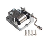 kowaku Music Box Movement Musical Mechanism Movement Professional Metal Directly Replace for DIY Music Boxes Ballerina Accessories, Hand Crank