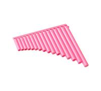 kowaku Pan Flute 16 Pipe, Musical Instrument Educational,Lightweight,Easy Learning for Beginners C Key Panpipe for Music Lover, Pink