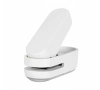 kowaku Paper Punch Single Hole Punch Handheld Craft Office Punch Compact Tool With Strong Metal Core And Easy One Hand Use Suitable for students office workers home users crafters, White