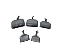 kowaku Percussion Block Mountable Drum Blocks Set With Metal Bracket Drum Hardware Attachment Cowbell Substitute Distinct Pitch Suitable for, Gray