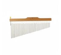 kowaku Percussion Music 36 Tone Bar Chimes Set with Beech Wood Construction and Crystal Clear Sound for Studio Performance Orchestral Use Worship, Silver, 36-Tone Chime