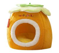 kowaku Persimmon Shaped Cats House Pet Bed Accessory Supplies Warm Multi Purpose Cat Shelter