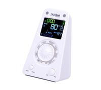 kowaku Piano Metronome Electronic Digital Clock Portable USB Rhythm Device with Timer And Beat Adjustment Made of PP Material for Music Lessons, White