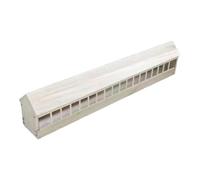 kowaku Pigeon Feeder Wooden Food Dispenser, Multi Slot Container Chicken Feeding Trough for Home, 100cmx12.5cmx13.5cm