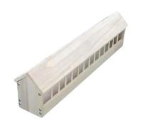 kowaku Pigeon Feeder Wooden Food Dispenser, Multi Slot Container Chicken Feeding Trough for Home, 80cmx12.5cmx13.5cm