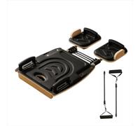 kowaku Pilates Board Compact Foldable Pilates Machine Full-Body Workout Core Board , Black , Standard