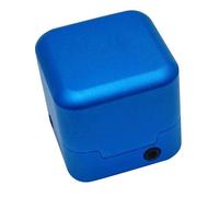 kowaku Pool Cue Chalk Holder Storage Box Practical Small Square Billiard Chalk Carry Case, Blue