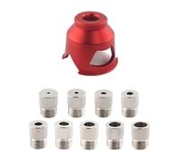 kowaku Positioning Puncher Straight Hole Drill Vertical Hole Puncher for Carpenters, Red